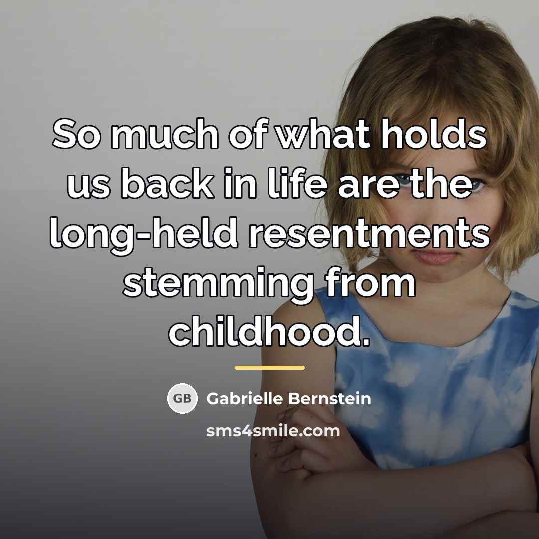“So much of what holds us back in life are…” quote by Gabrielle Bernstein