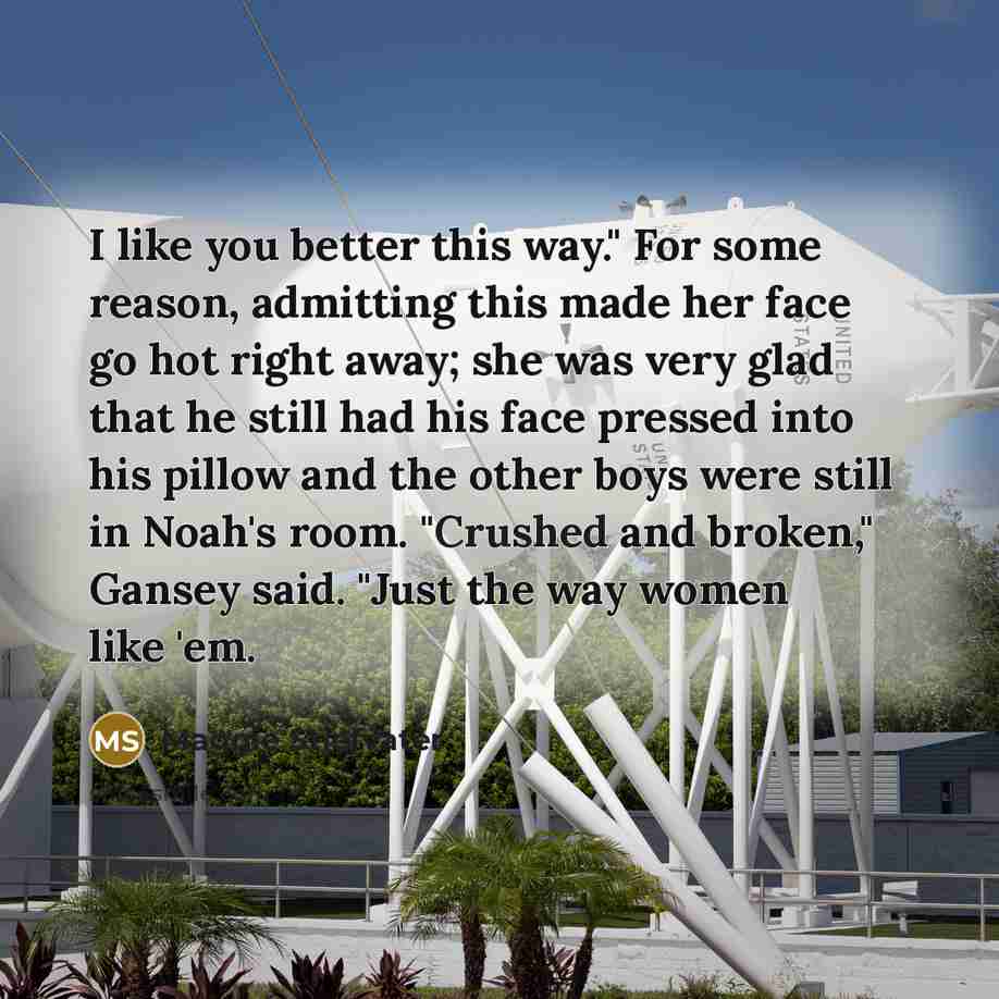 “I like you better this way." For some reason, admitting…” quote by Maggie Stiefvater