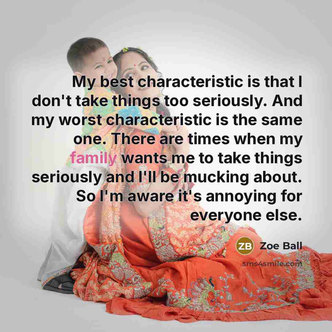 “My best characteristic is that I don't take things too…” quote by Zoe Ball