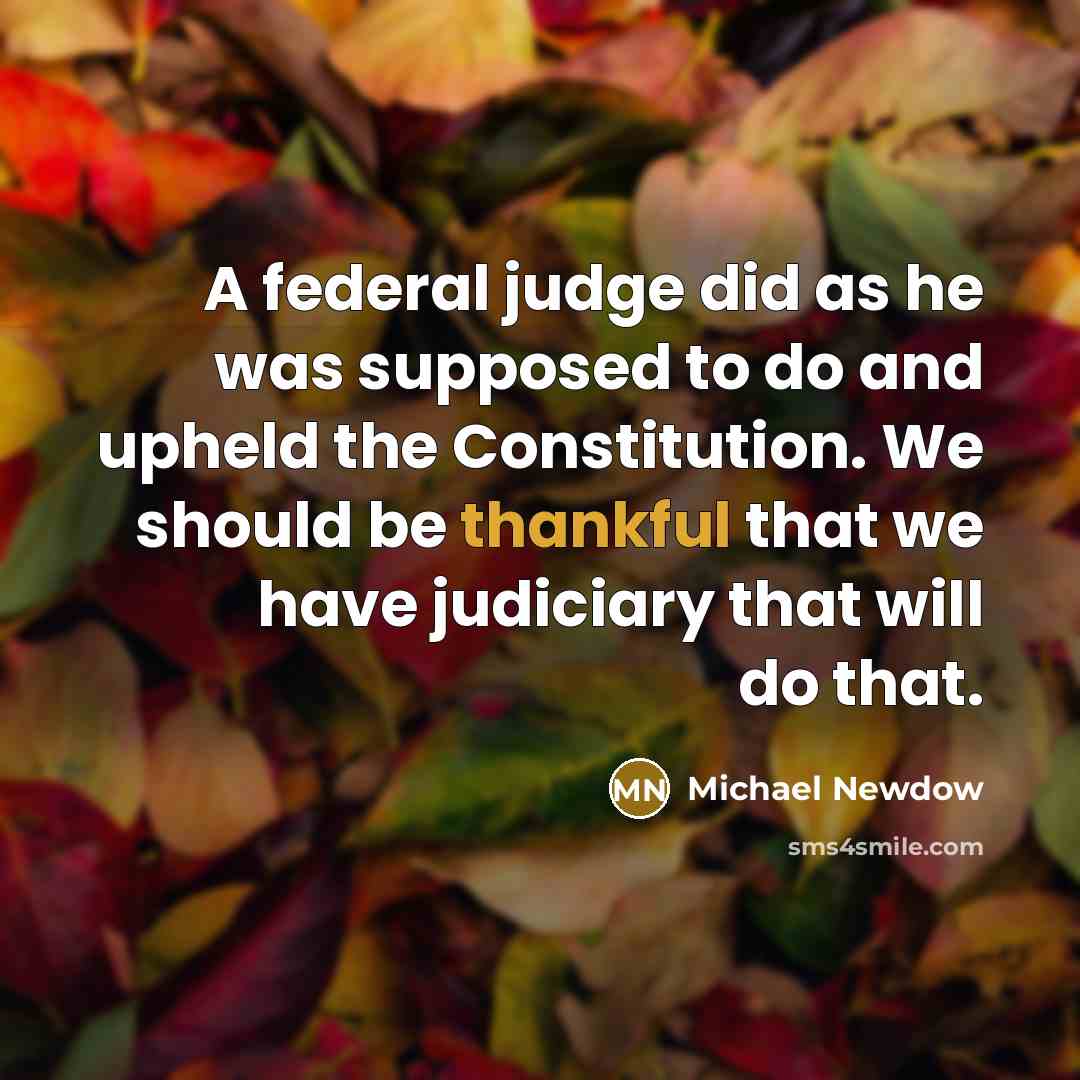 “A federal judge did as he was supposed to do…” quote by Michael Newdow