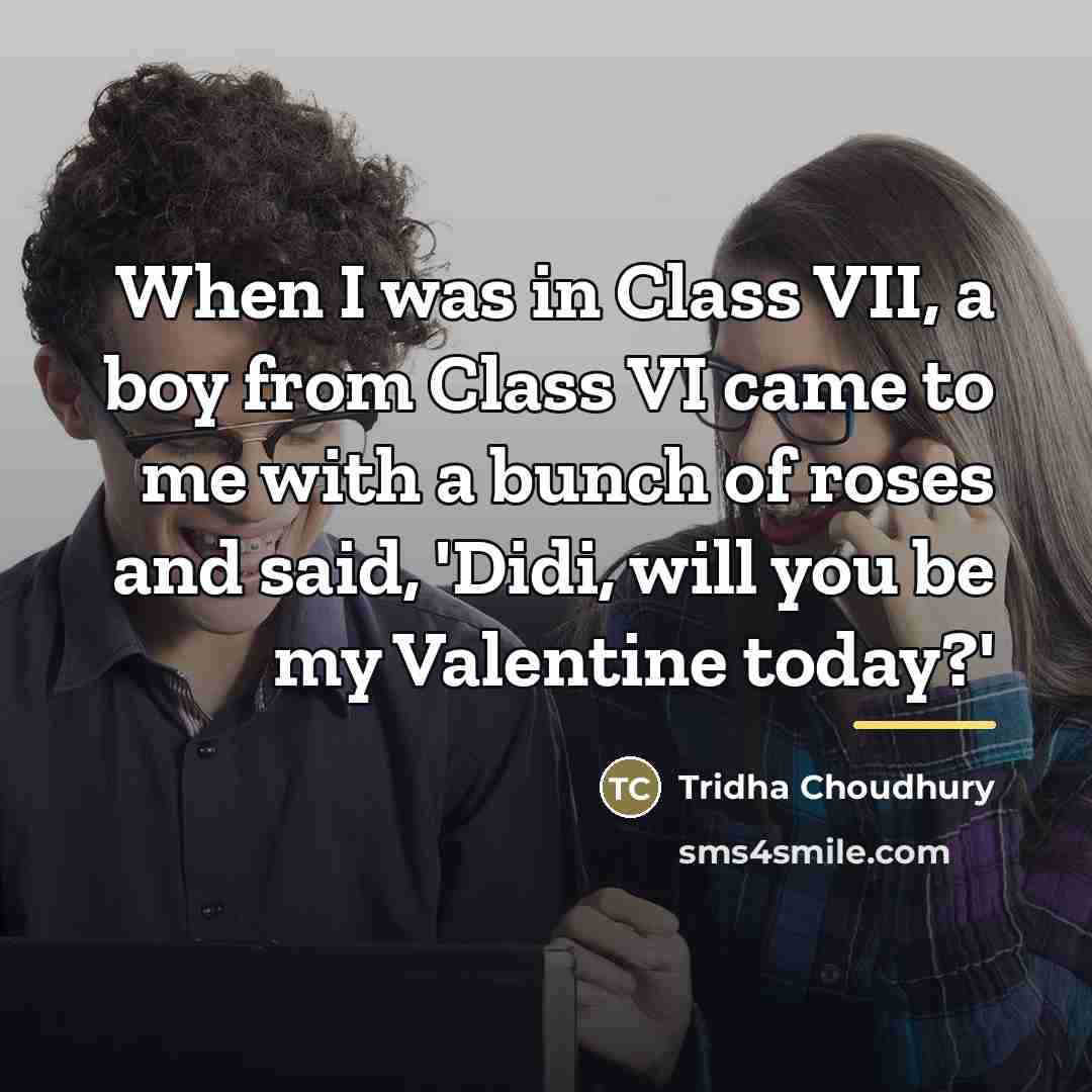 “When I was in Class VII, a boy from Class…” quote by Tridha Choudhury