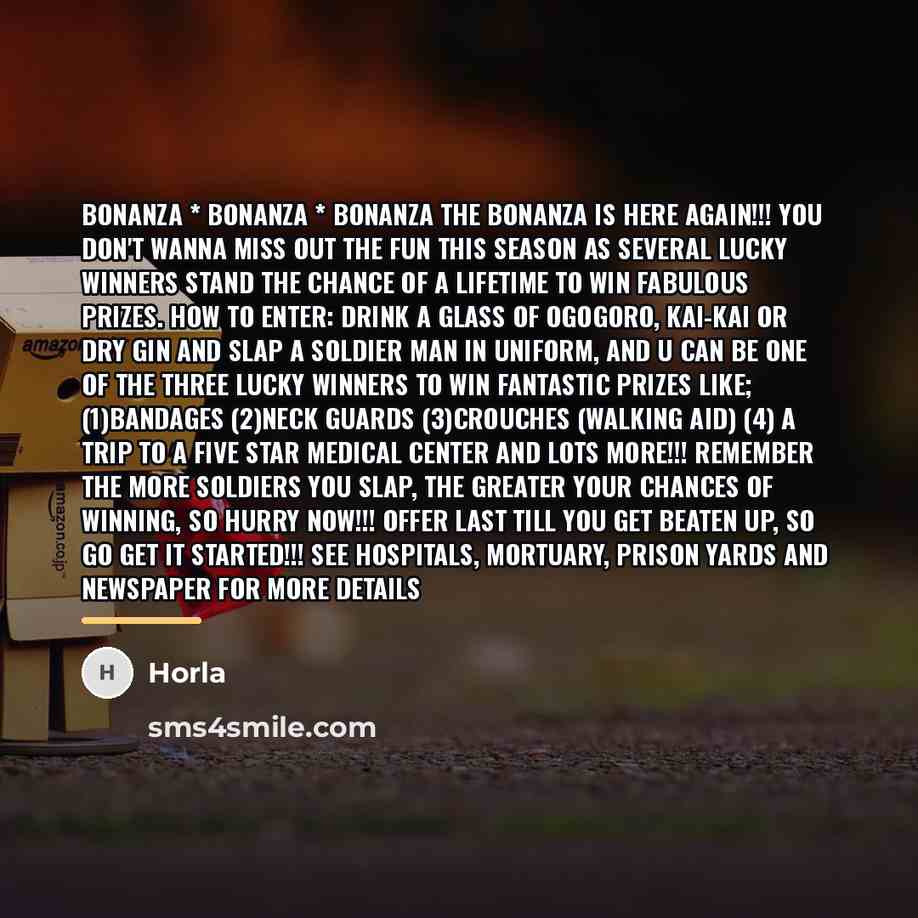 “BONANZA * BONANZA * BONANZA The BONANZA IS HERE AGAIN!!!…” quote by Horla