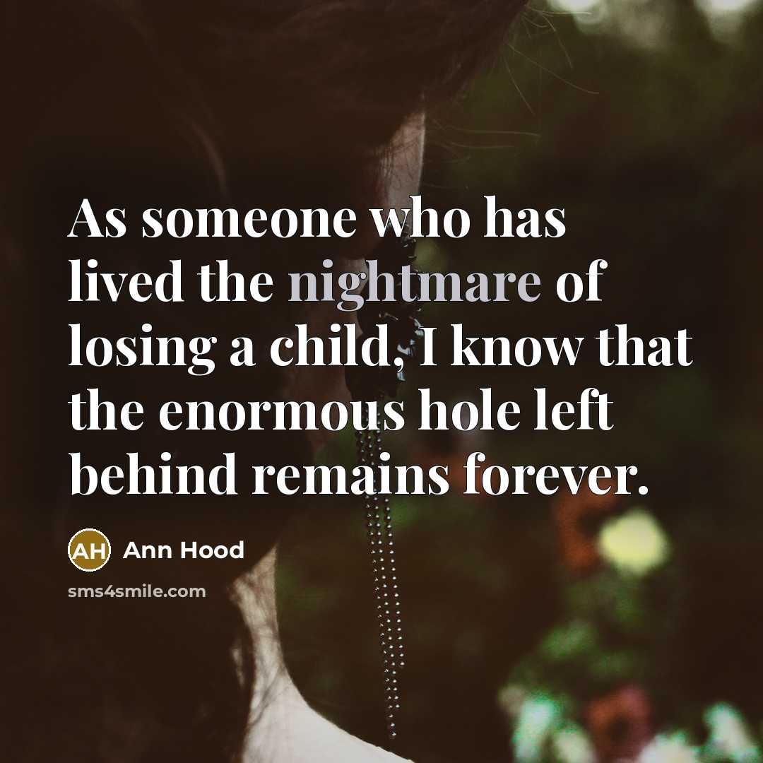 “As someone who has lived the nightmare of losing a…” quote by Ann Hood
