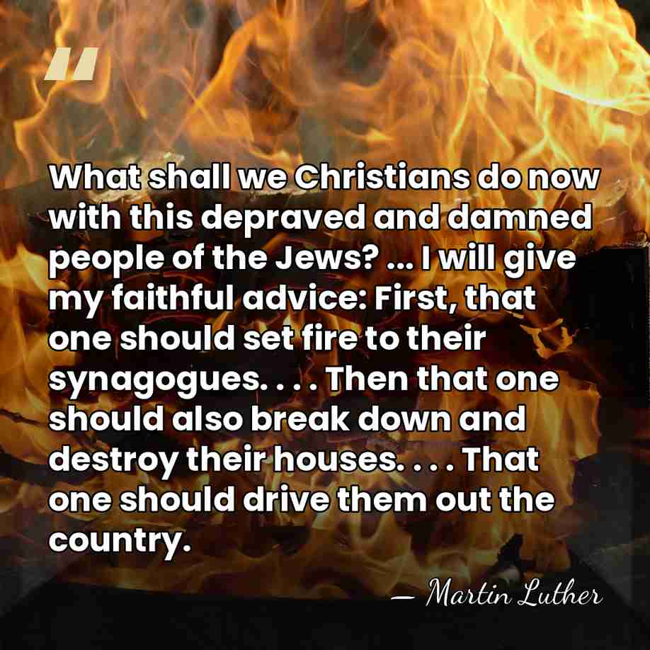 What shall we Christians do now with this depraved and damned people&hellip; - Martin Luther