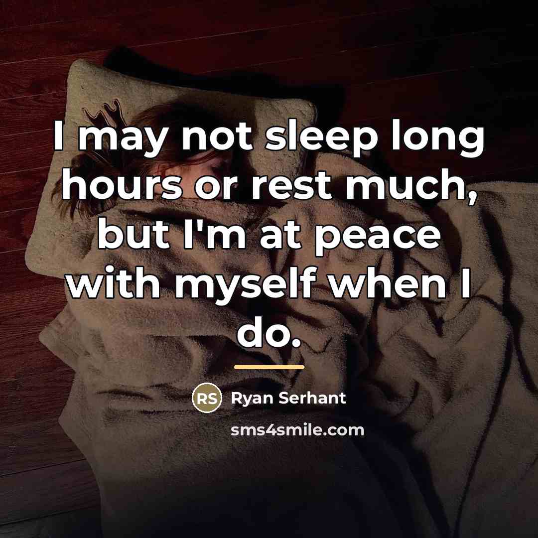 “I may not sleep long hours or rest much, but…” quote by Ryan Serhant