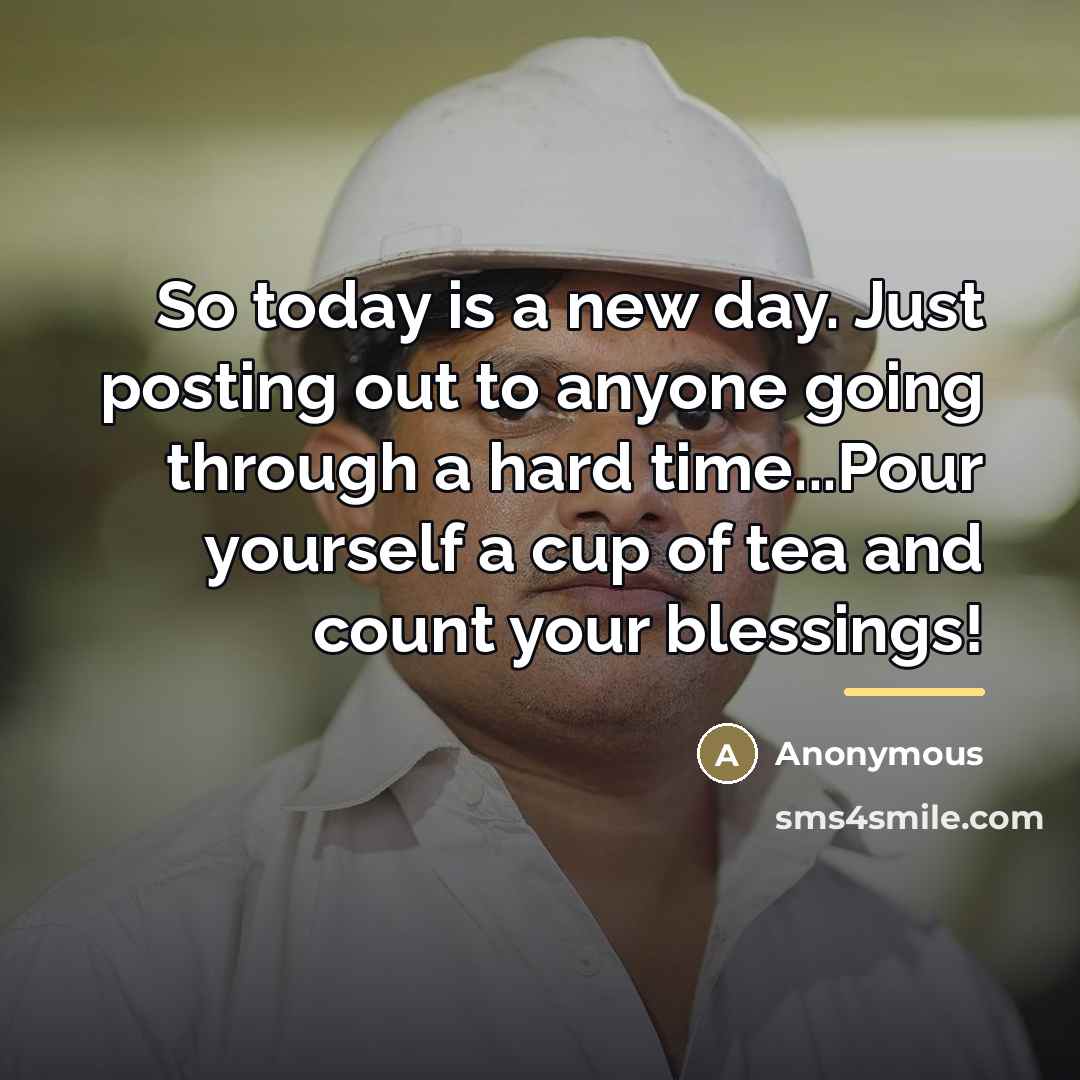 “So today is a new day. Just posting out to…” quote by Anonymous