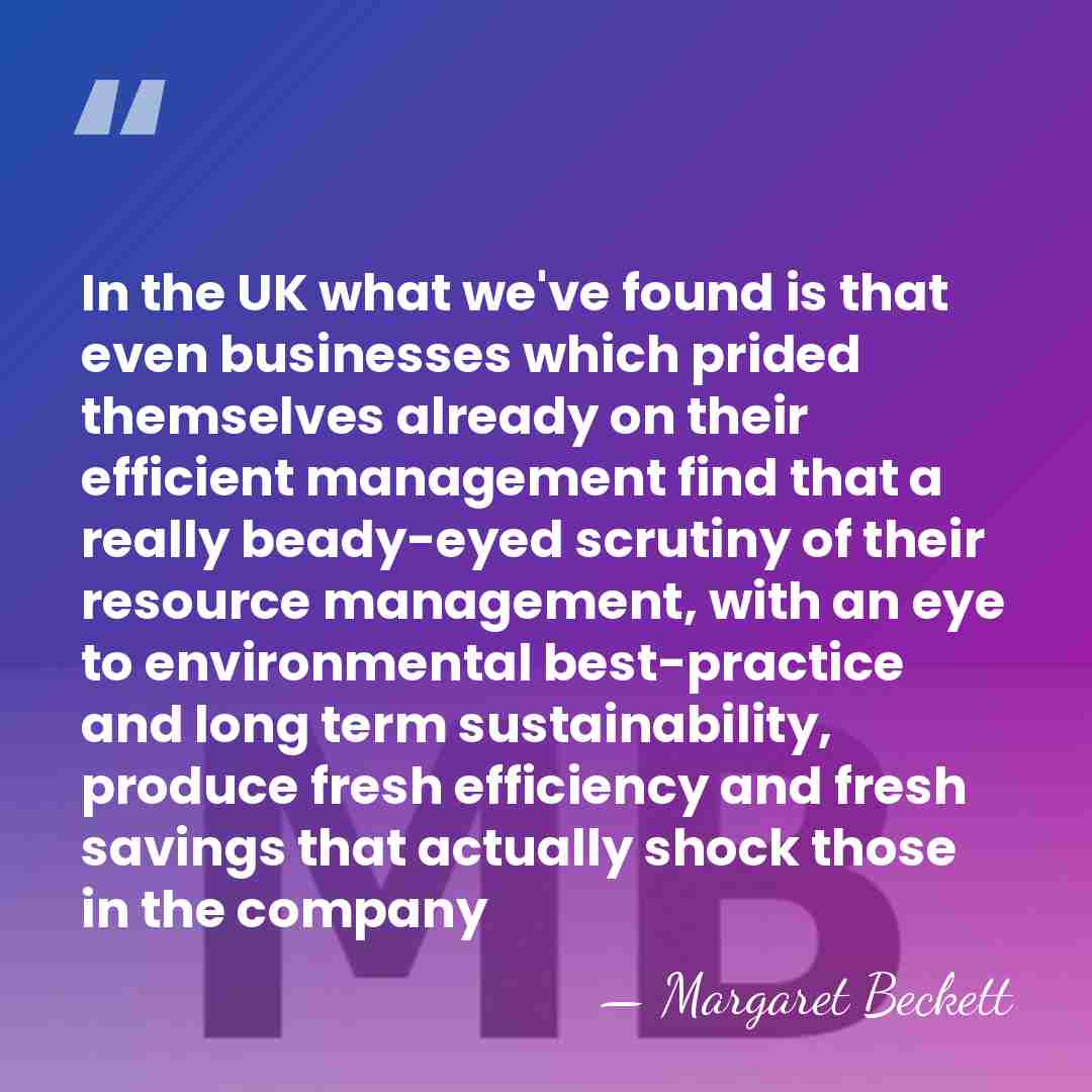 In the UK what we've found is that even businesses which prided&hellip; - Margaret Beckett