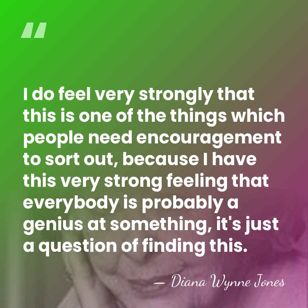 I do feel very strongly that this is one of the things&hellip; - Diana Wynne Jones
