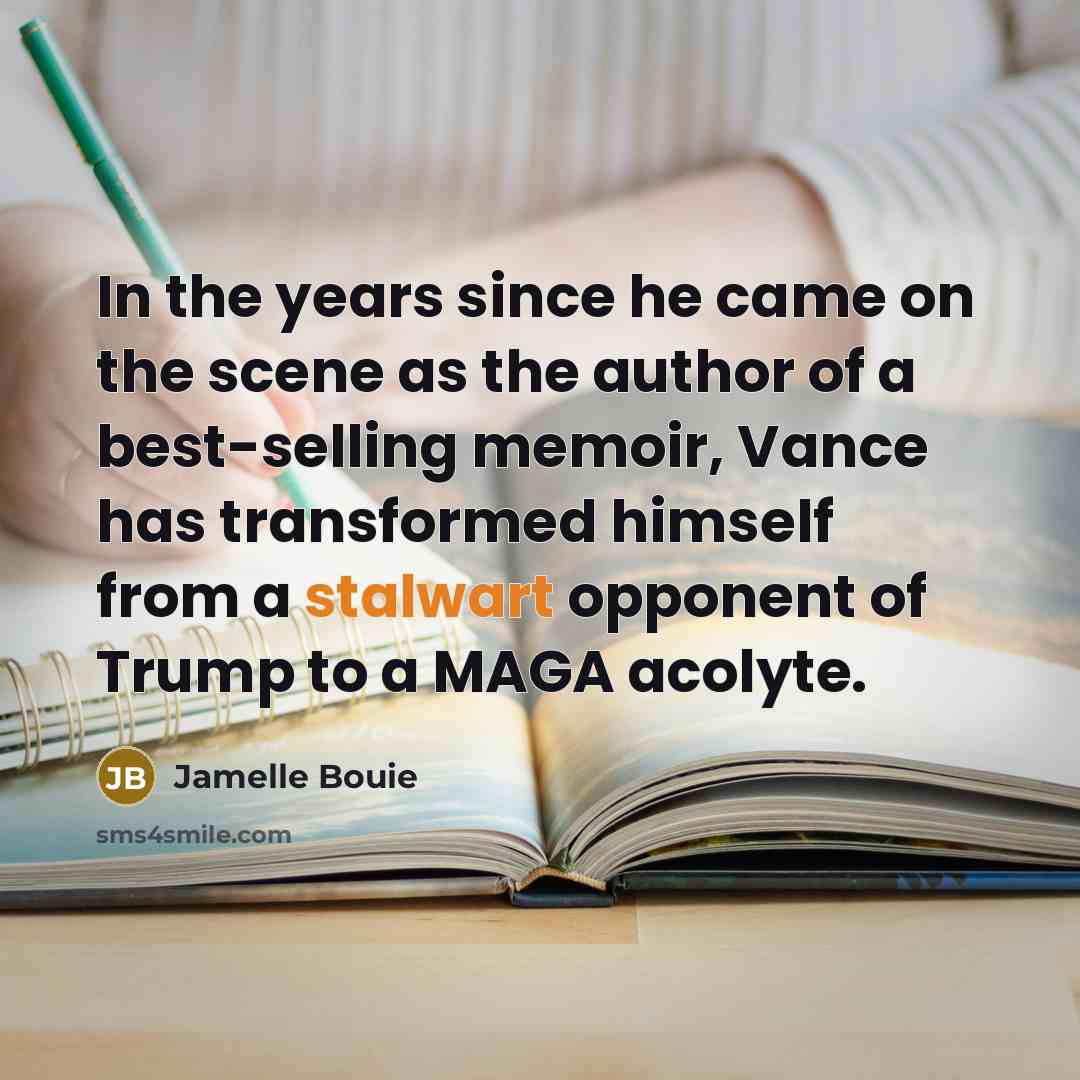 “In the years since he came on the scene as…” quote by Jamelle Bouie