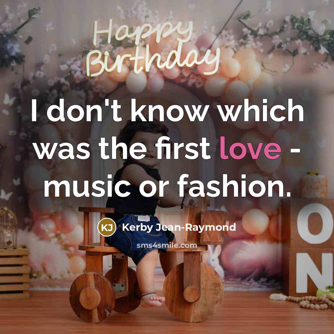 “I don't know which was the first love - music…” quote by Kerby Jean-Raymond