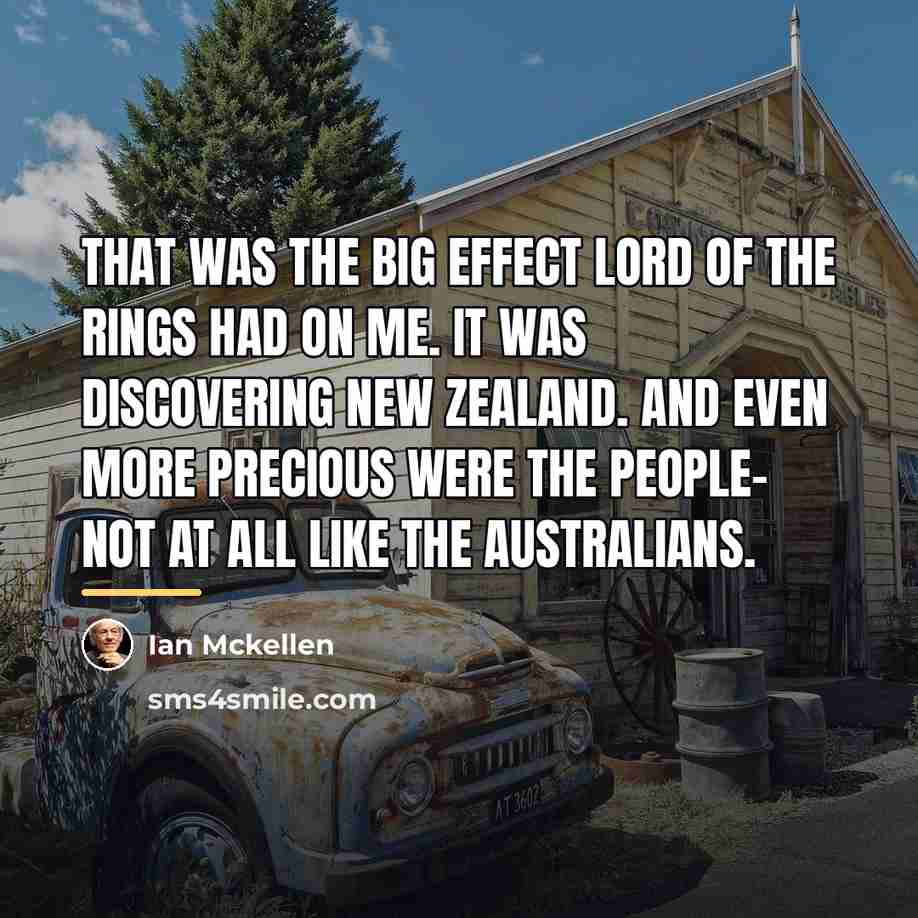 “That was the big effect Lord of the Rings had…” quote by Ian Mckellen