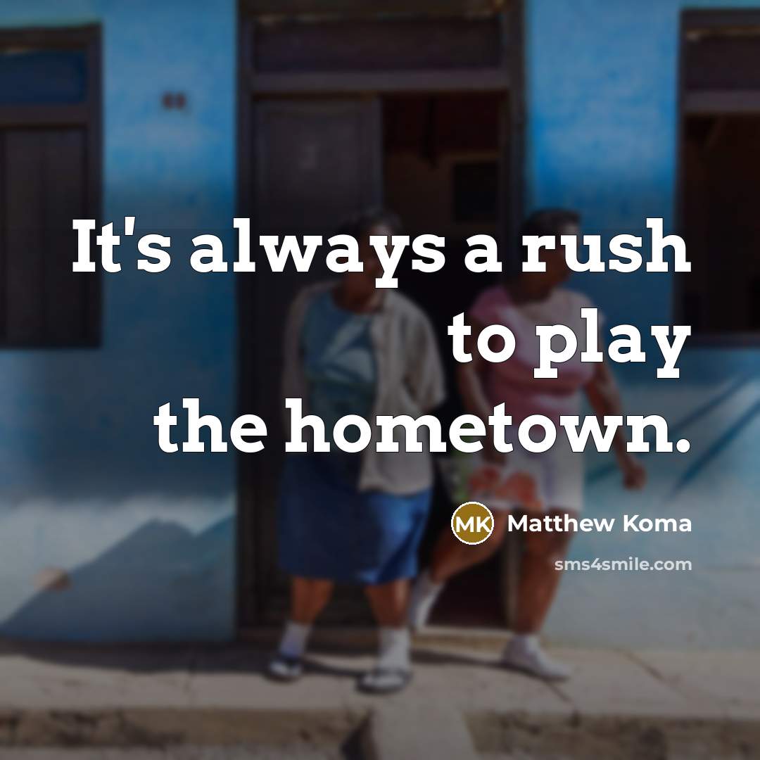 “It's always a rush to play the hometown.…” quote by Matthew Koma