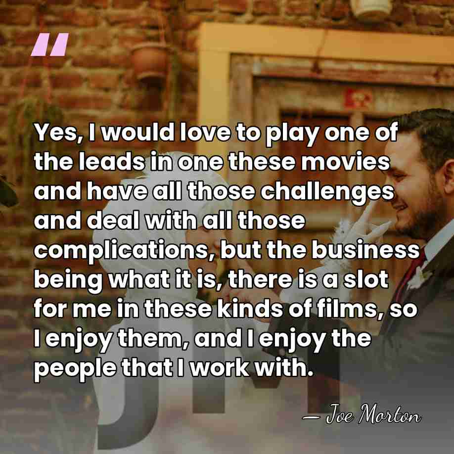Yes, I would love to play one of the leads in one&hellip; - Joe Morton