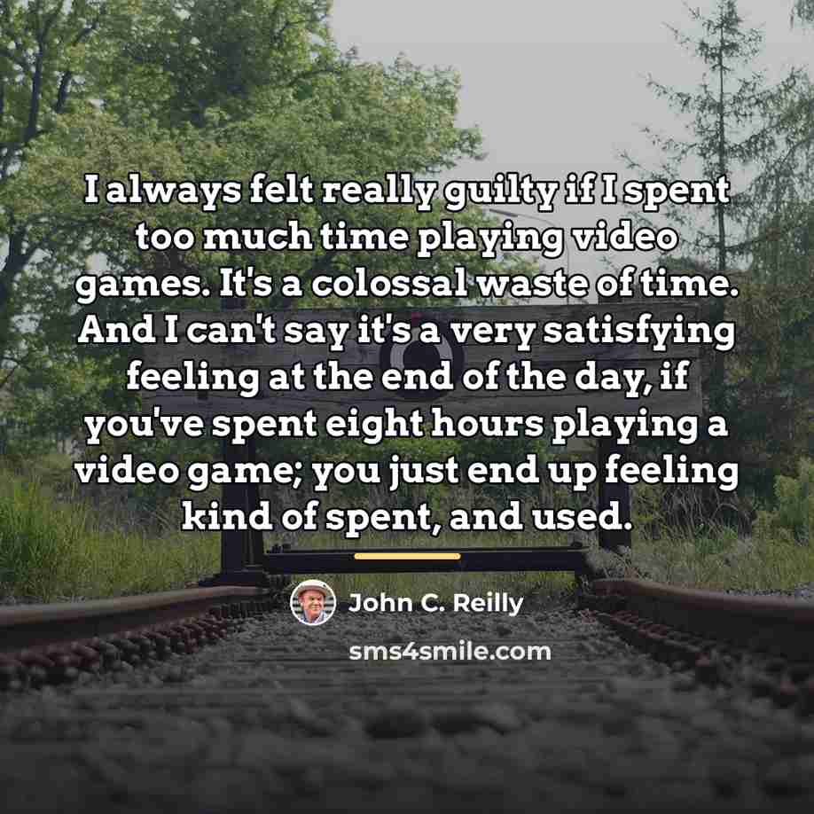 “I always felt really guilty if I spent too much…” quote by John C. Reilly