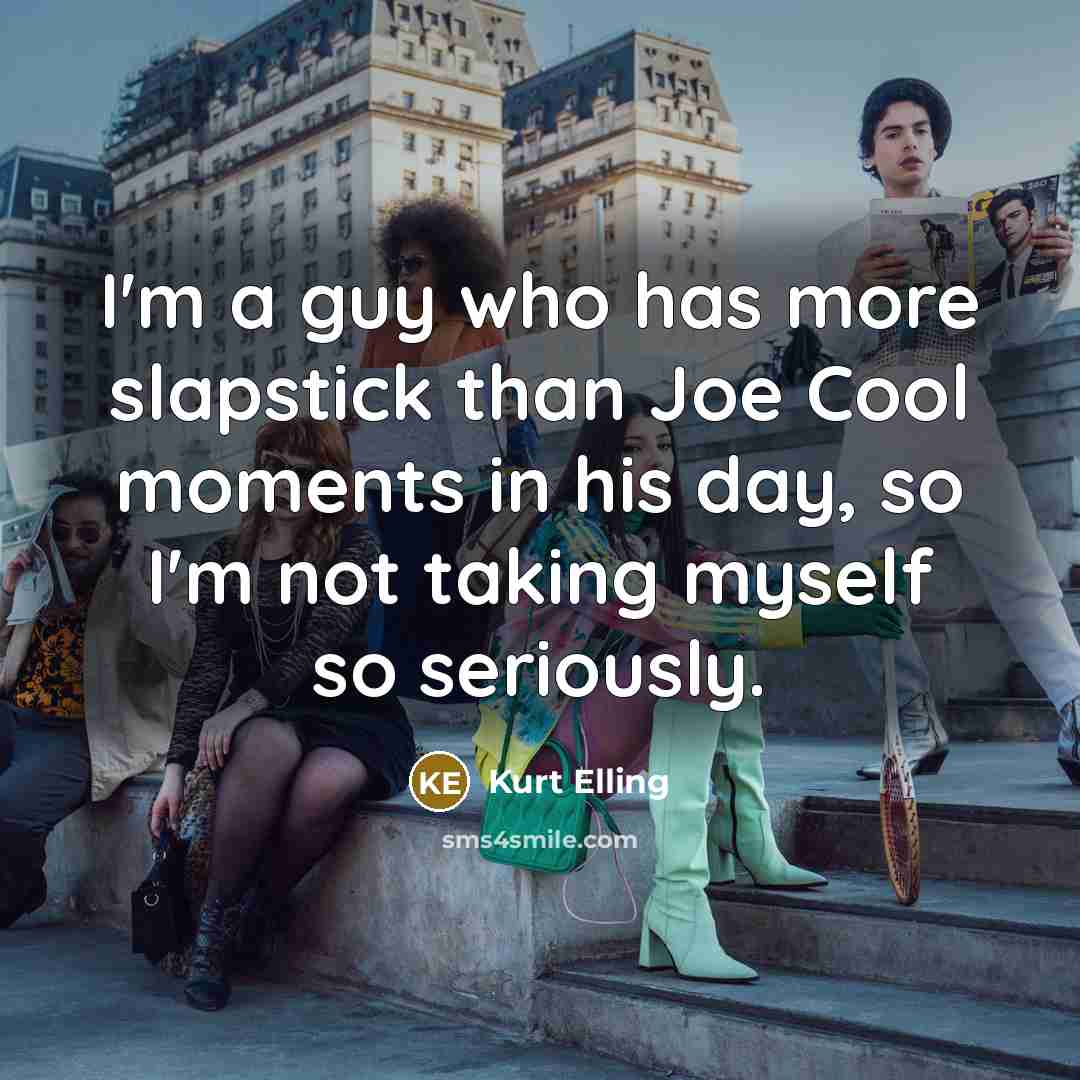 “I'm a guy who has more slapstick than Joe Cool…” quote by Kurt Elling