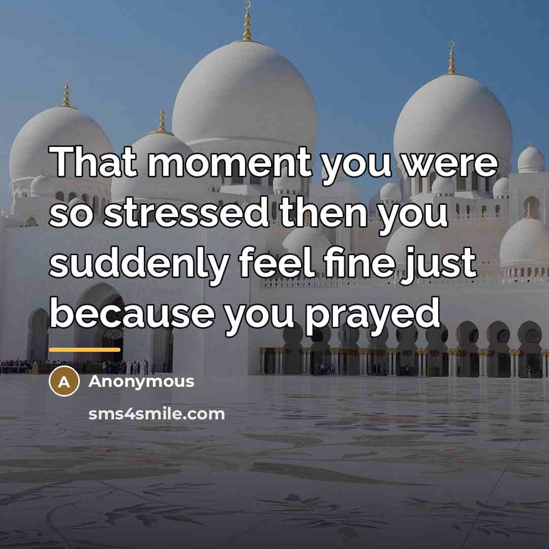 “That moment you were so stressed then you suddenly feel…” quote by Anonymous