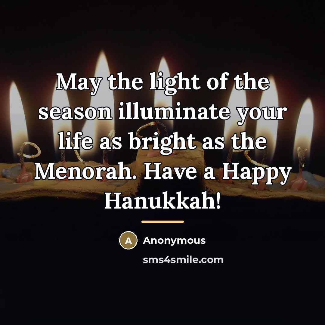 “May the light of the season illuminate your life as…” quote by Anonymous