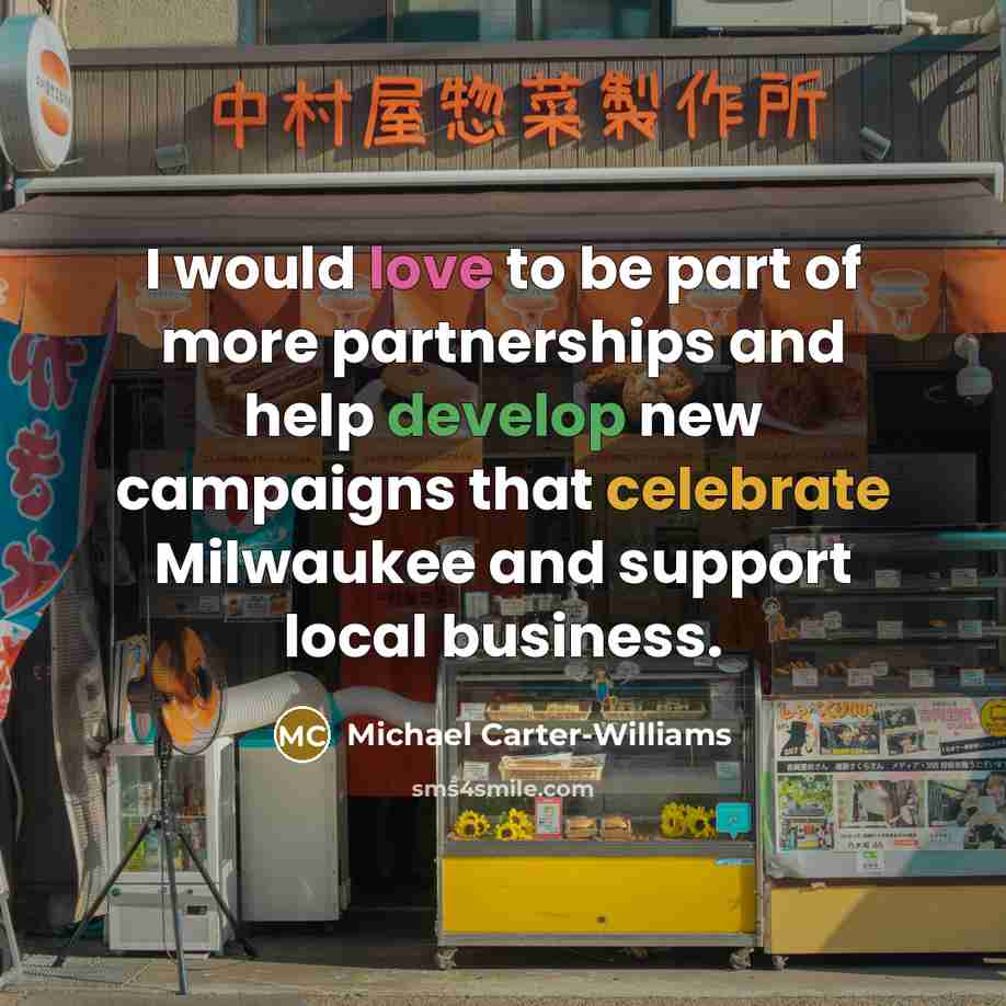 “I would love to be part of more partnerships and…” quote by Michael Carter-Williams