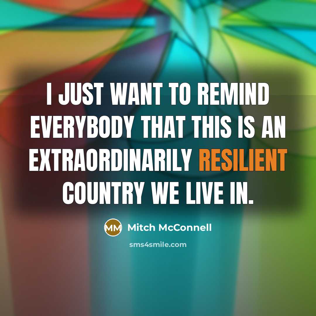 “I just want to remind everybody that this is an…” quote by Mitch McConnell