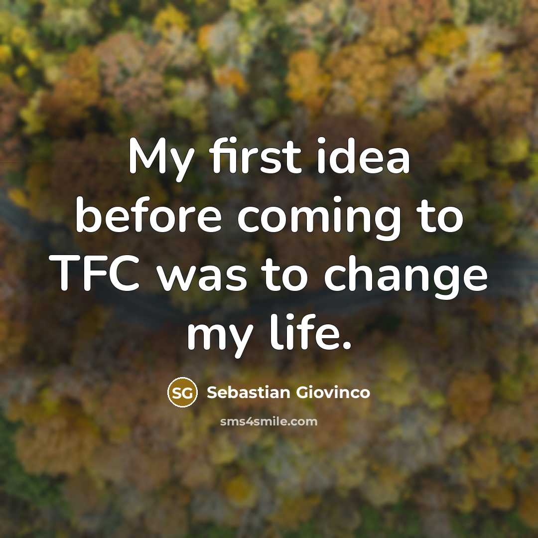 “My first idea before coming to TFC was to change…” quote by Sebastian Giovinco