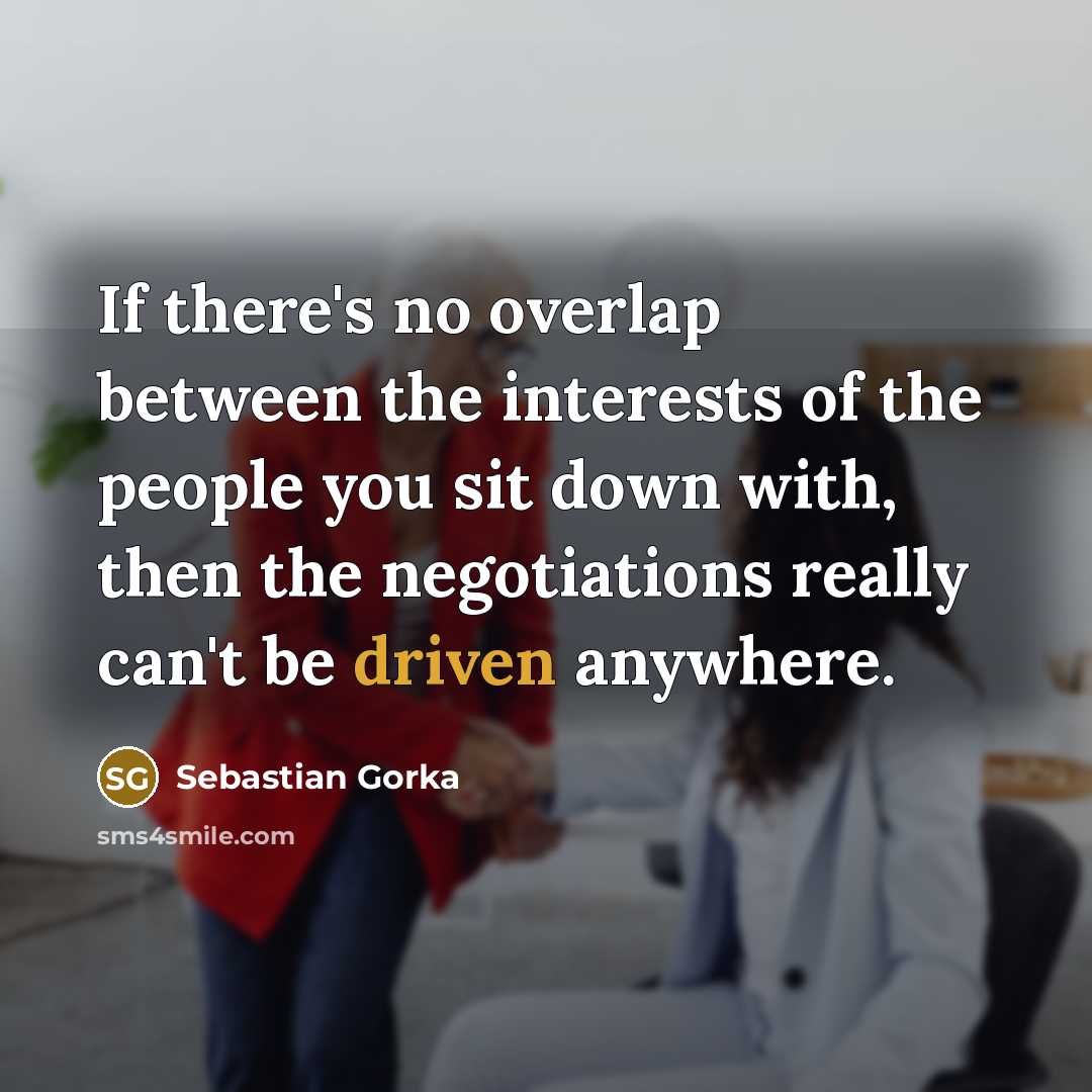 “If there's no overlap between the interests of the people…” quote by Sebastian Gorka