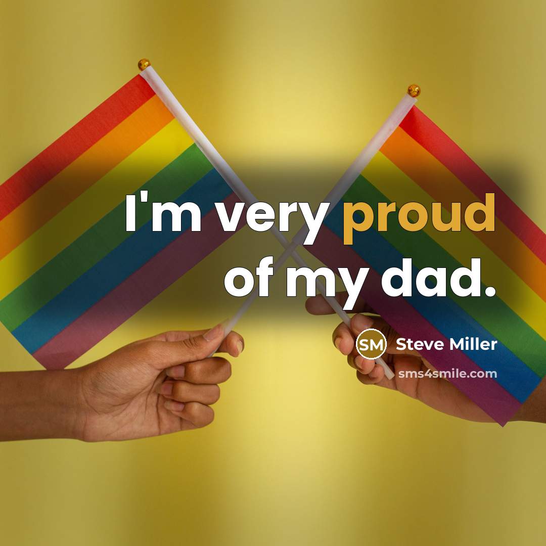 “I'm very proud of my dad.…” quote by Steve Miller