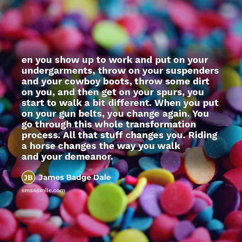 “en you show up to work and put on your…” quote by James Badge Dale