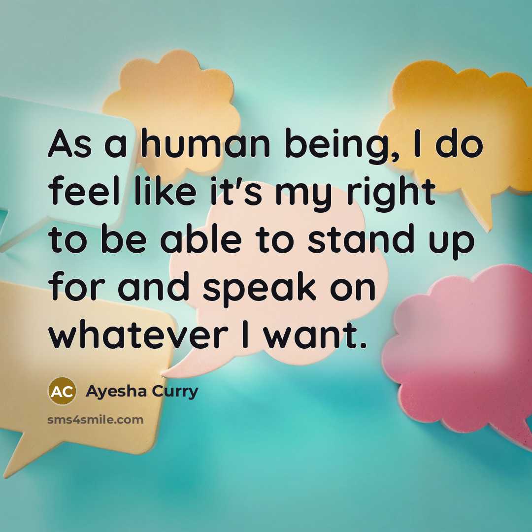 “As a human being, I do feel like it's my…” quote by Ayesha Curry