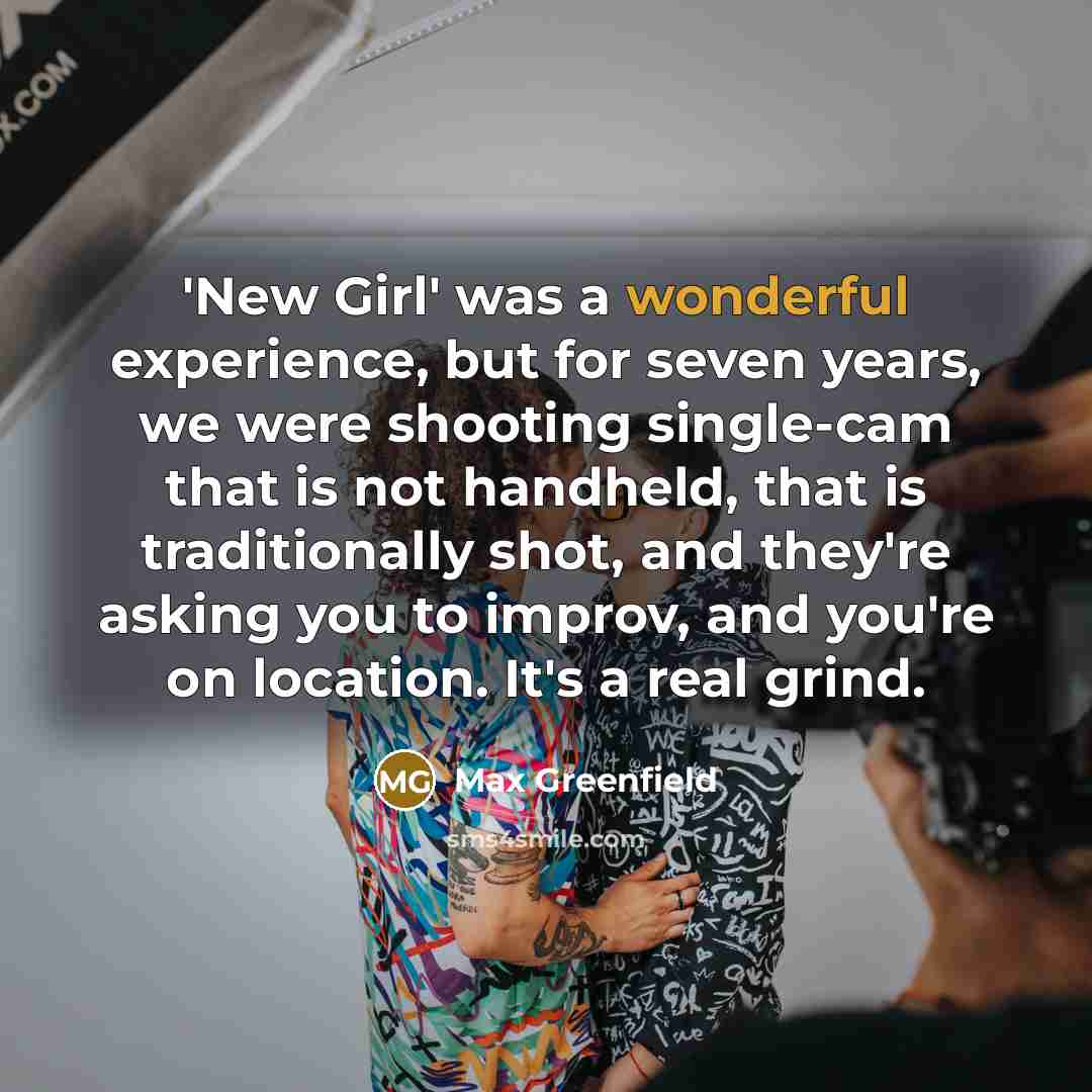 “'New Girl' was a wonderful experience, but for seven years,…” quote by Max Greenfield