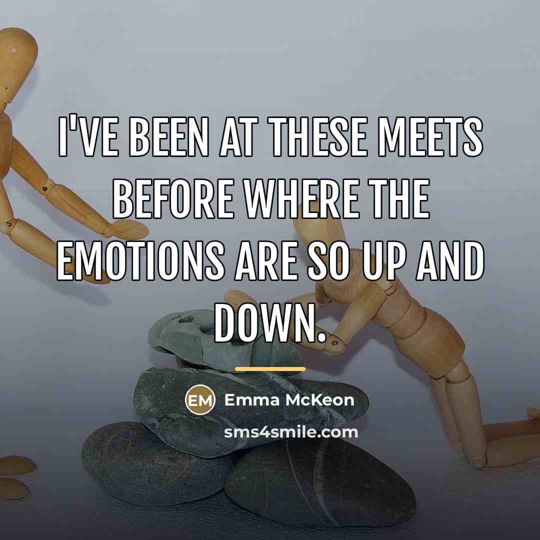 “I've been at these meets before where the emotions are…” quote by Emma McKeon