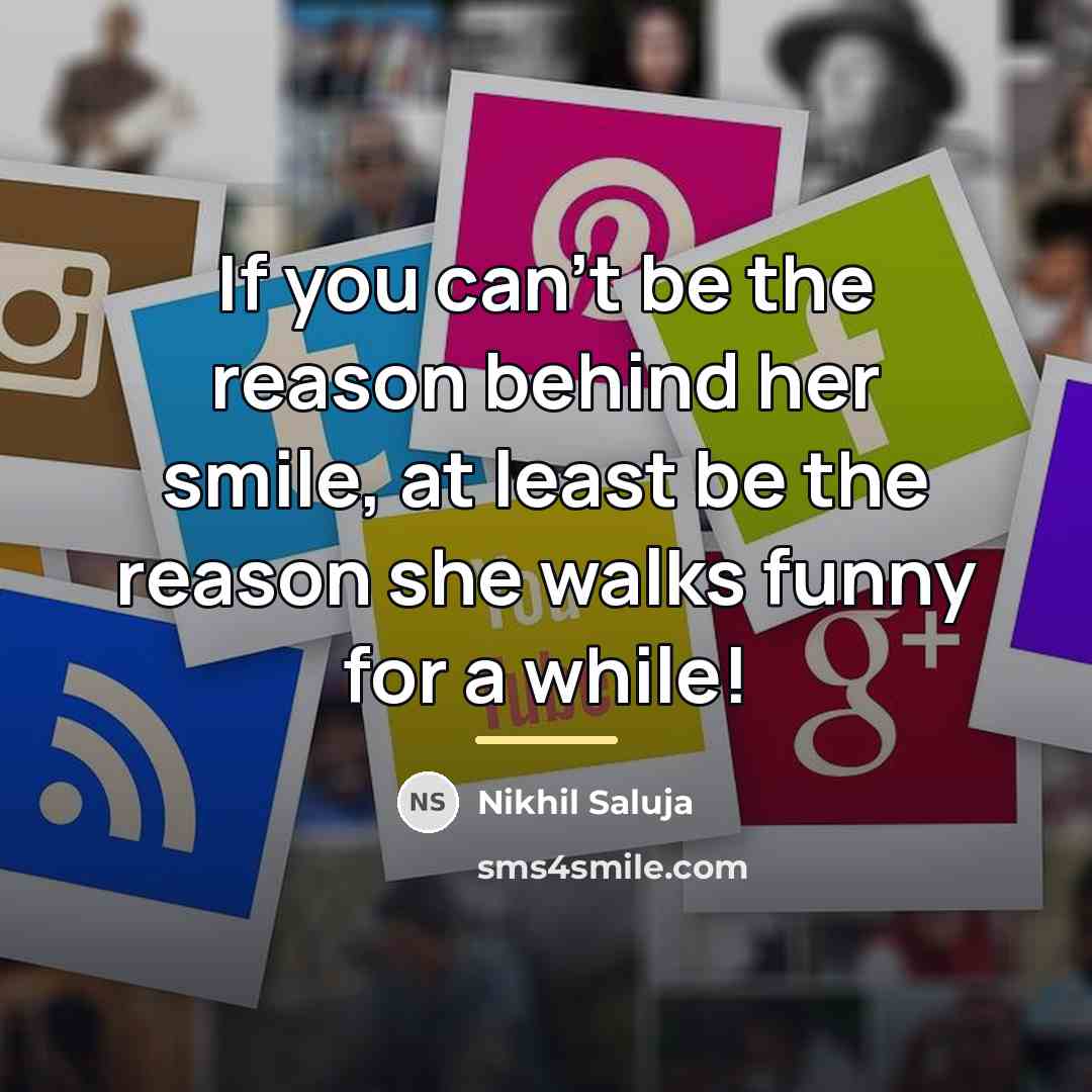 “If you can't be the reason behind her smile, at…” quote by Nikhil Saluja