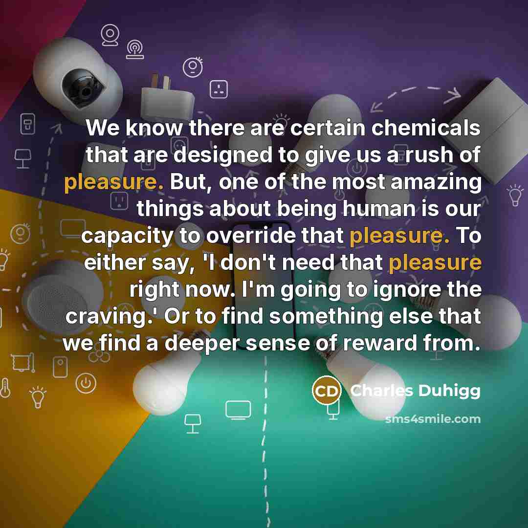 “We know there are certain chemicals that are designed to…” quote by Charles Duhigg