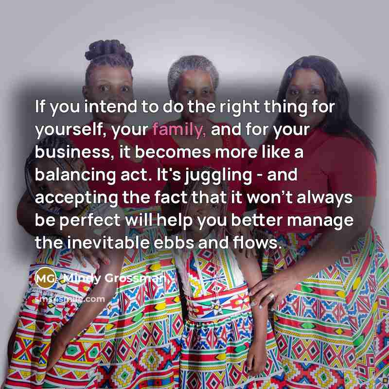 “If you intend to do the right thing for yourself,…” quote by Mindy Grossman