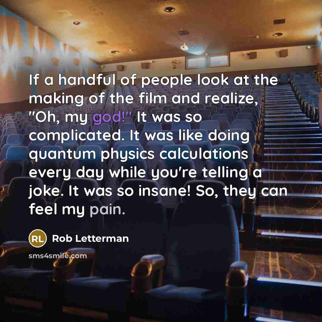 “If a handful of people look at the making of…” quote by Rob Letterman