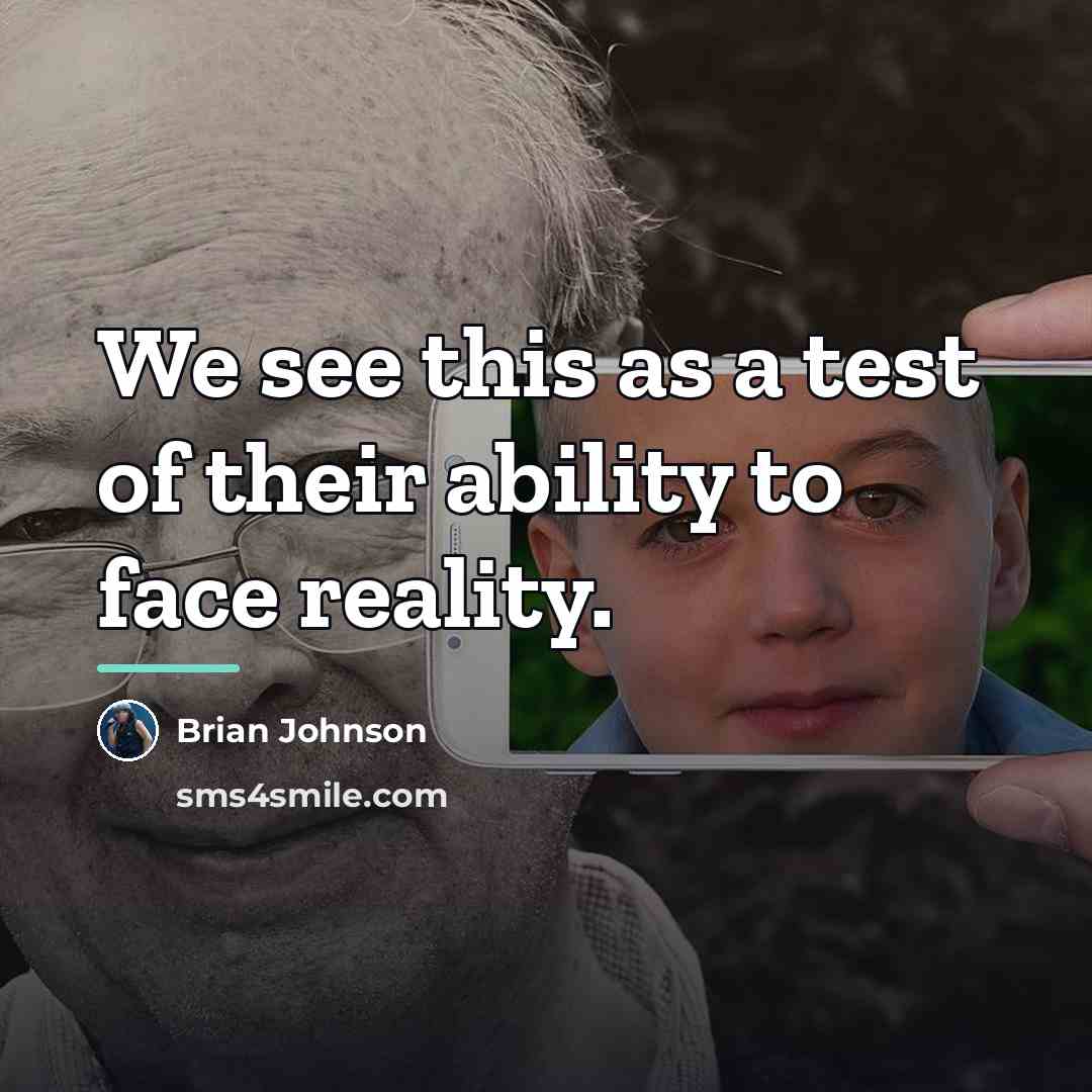 “We see this as a test of their ability to…” quote by Brian Johnson
