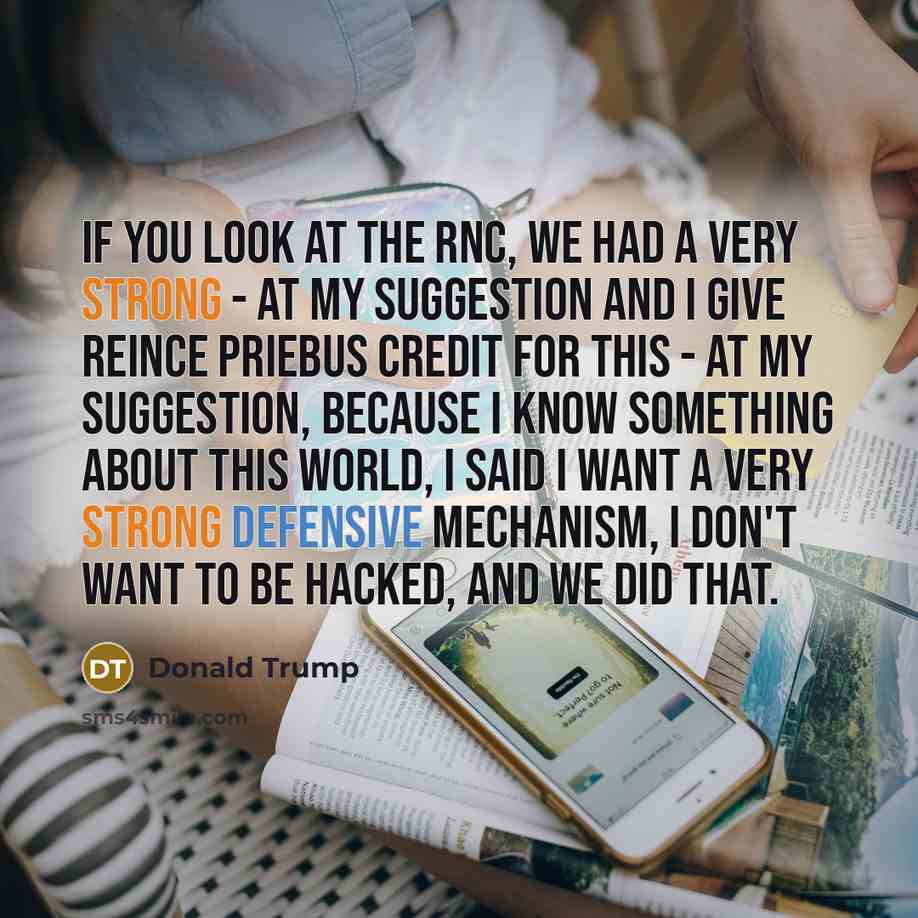 “If you look at the RNC, we had a very…” quote by Donald Trump