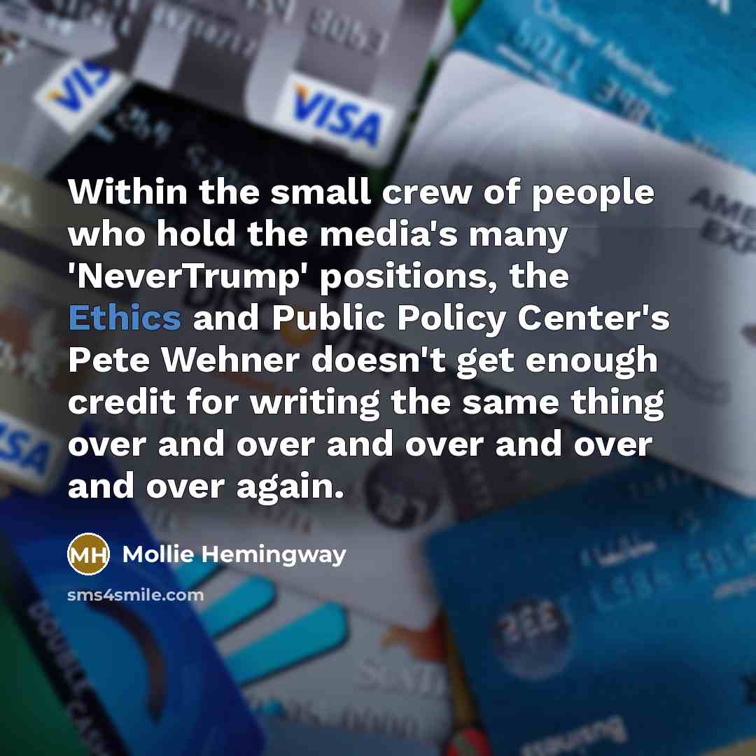 “Within the small crew of people who hold the media's…” quote by Mollie Hemingway