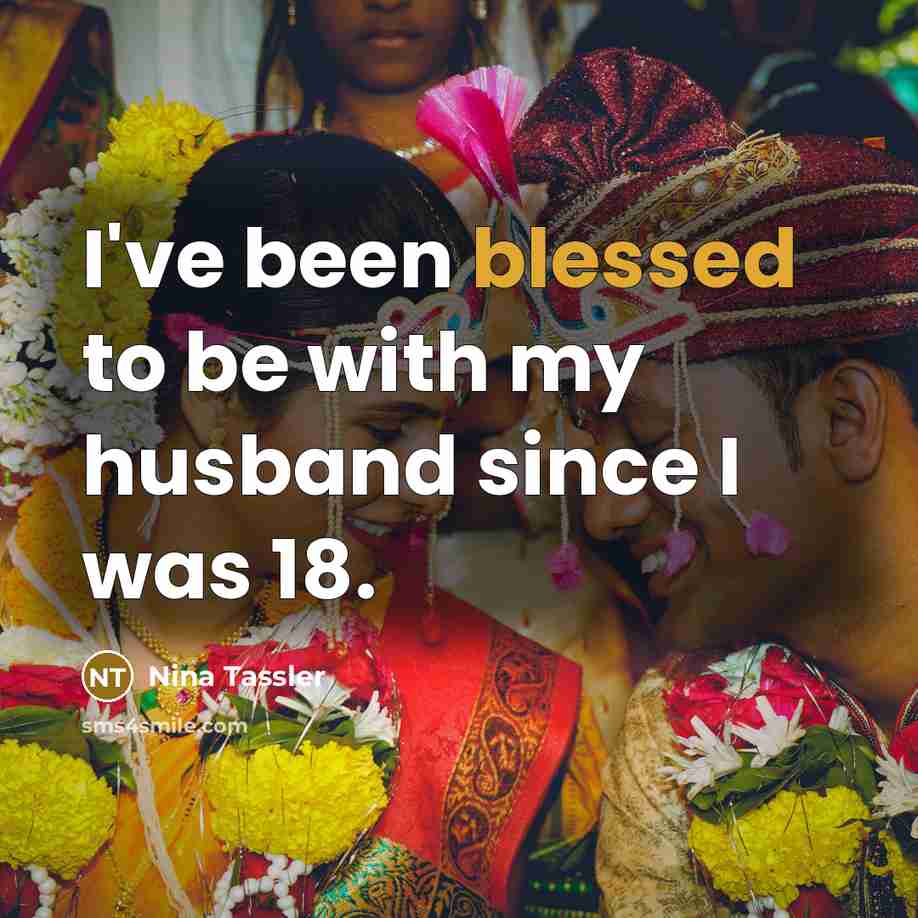 “I've been blessed to be with my husband since I…” quote by Nina Tassler