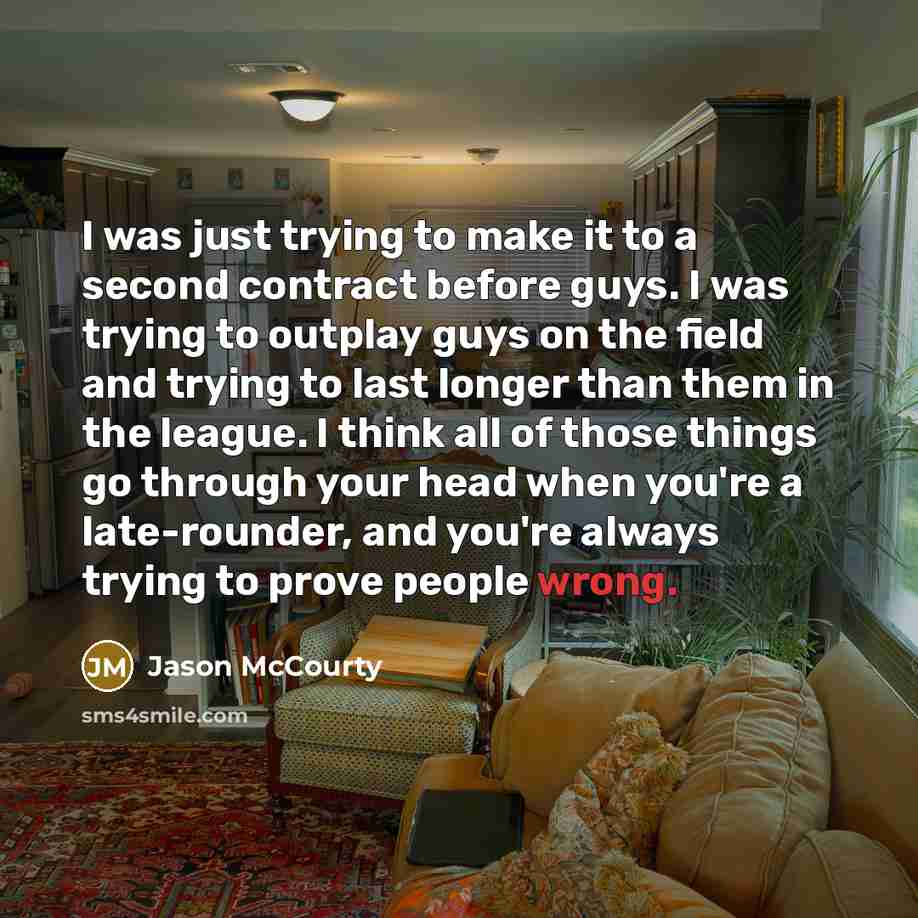 “I was just trying to make it to a second…” quote by Jason McCourty
