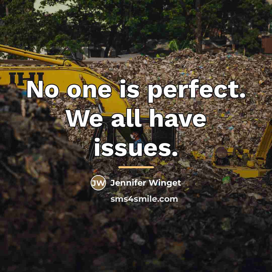 “No one is perfect. We all have issues.…” quote by Jennifer Winget