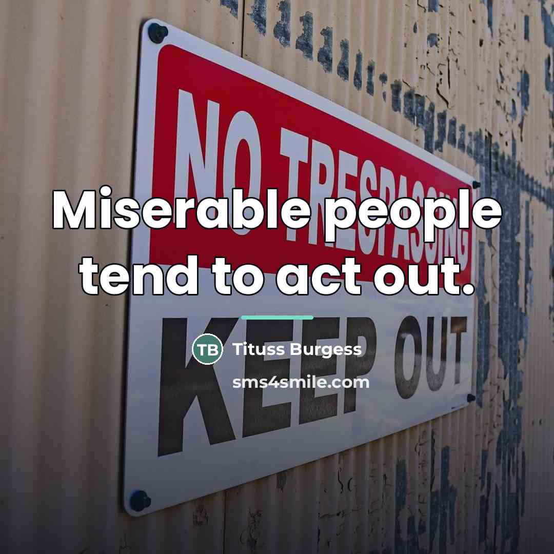“Miserable people tend to act out.…” quote by Tituss Burgess