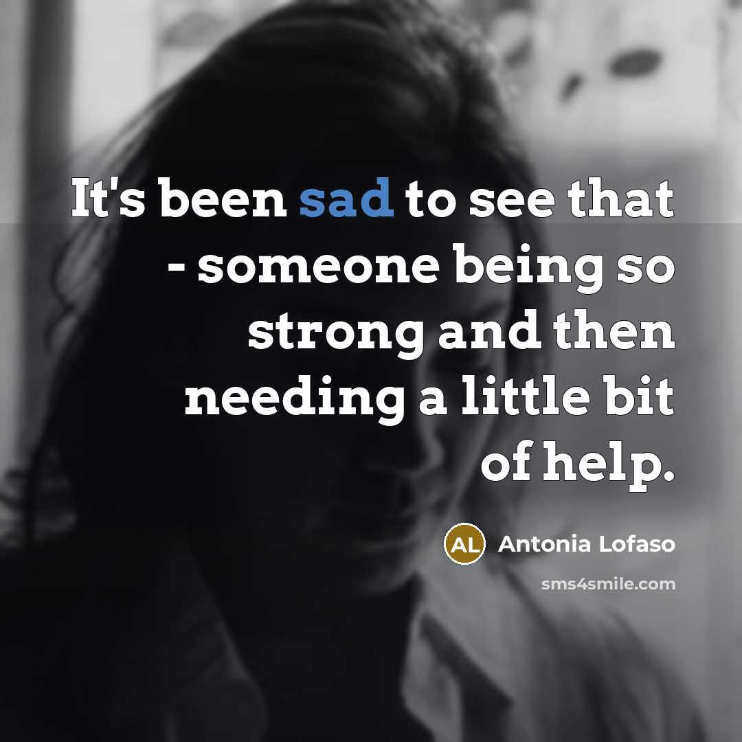 “It's been sad to see that - someone being so…” quote by Antonia Lofaso