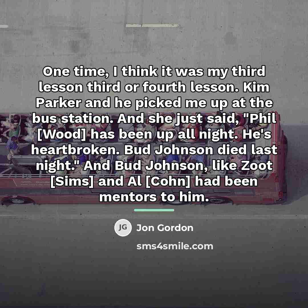 “One time, I think it was my third lesson third…” quote by Jon Gordon