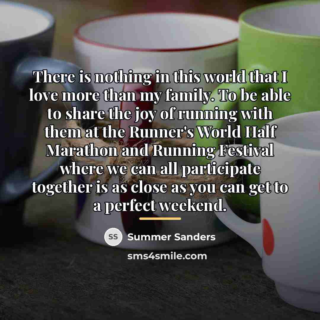 “There is nothing in this world that I love more…” quote by Summer Sanders