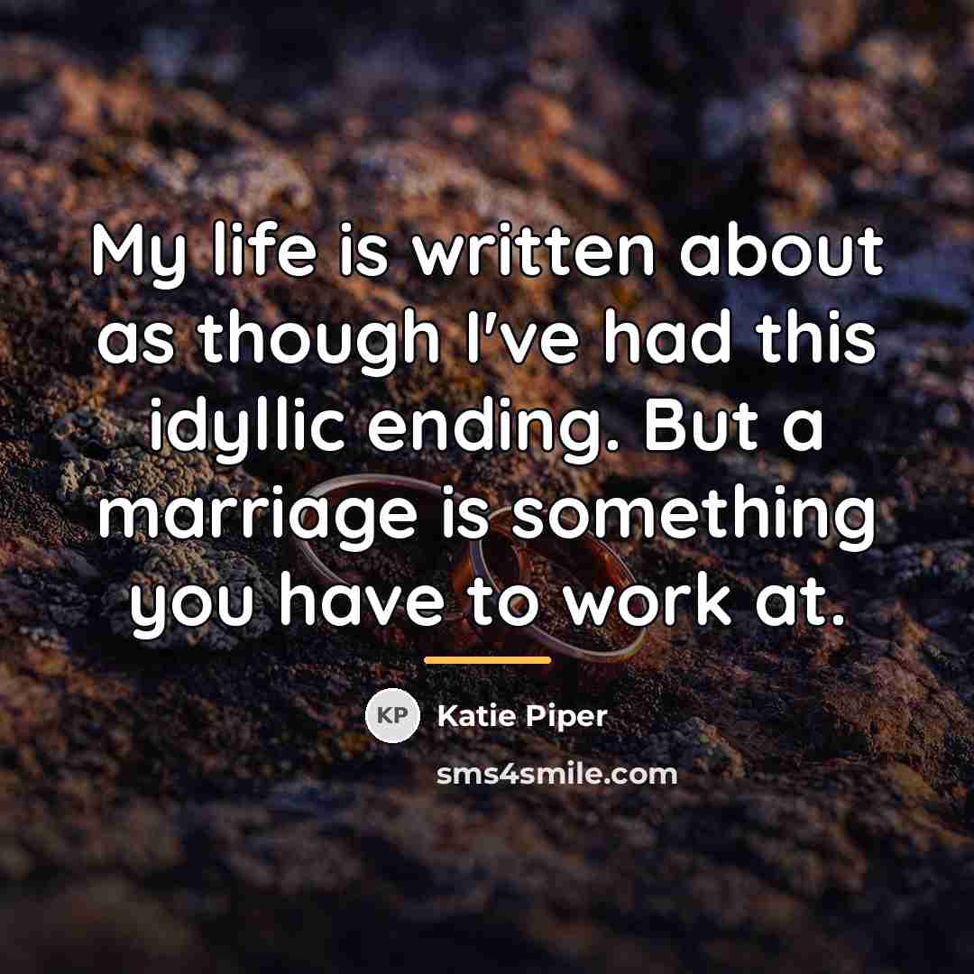 “My life is written about as though I've had this…” quote by Katie Piper