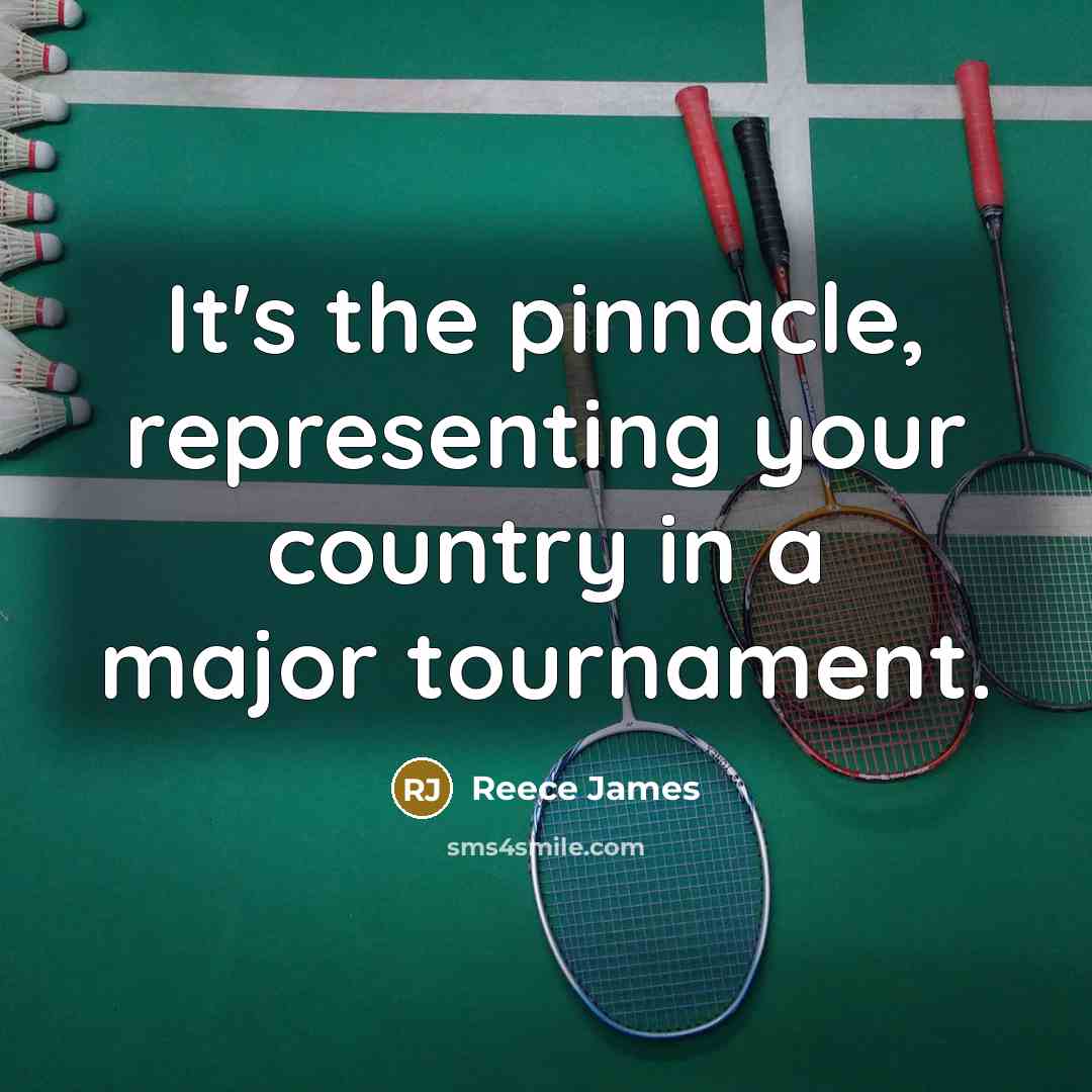 “It's the pinnacle, representing your country in a major tournament.…” quote by Reece James