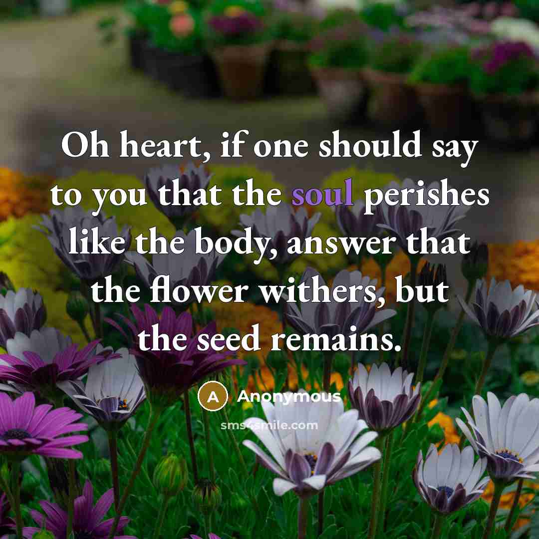 “Oh heart, if one should say to you that the…” quote by Anonymous