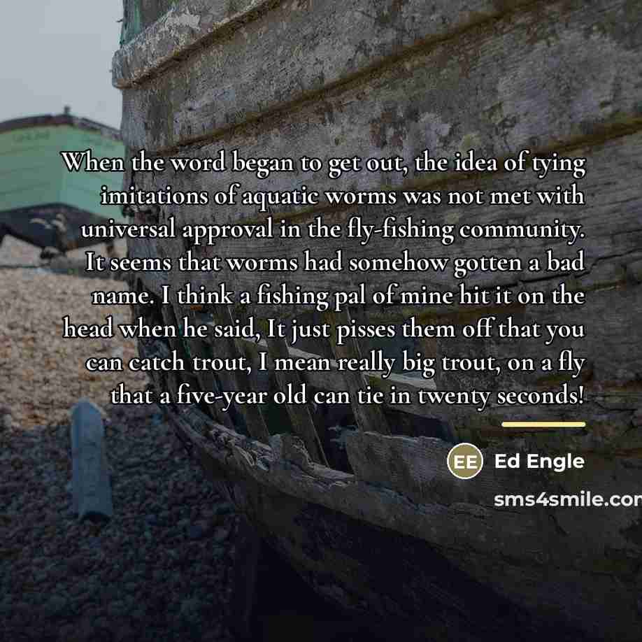 “When the word began to get out, the idea of…” quote by Ed Engle