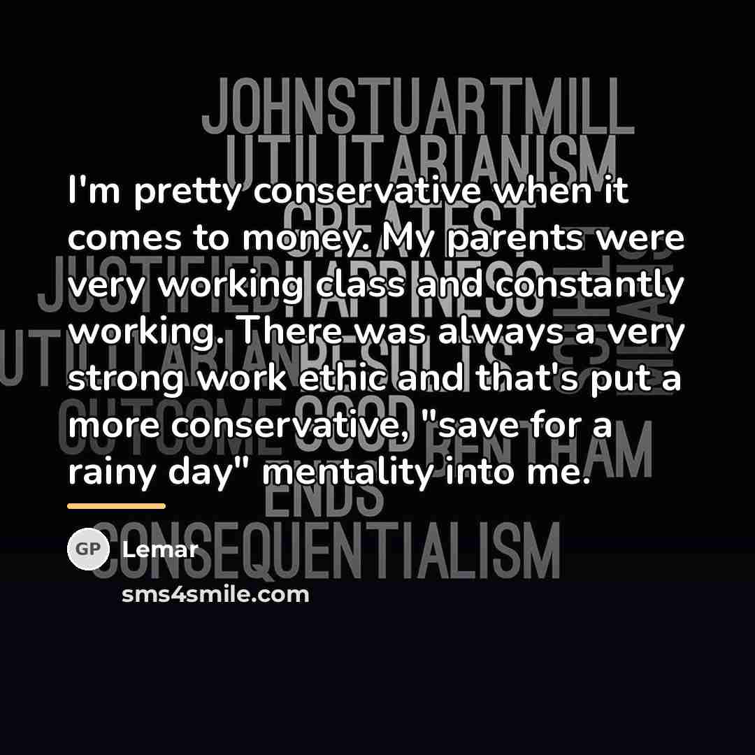 “I'm pretty conservative when it comes to money. My parents…” quote by Lemar
