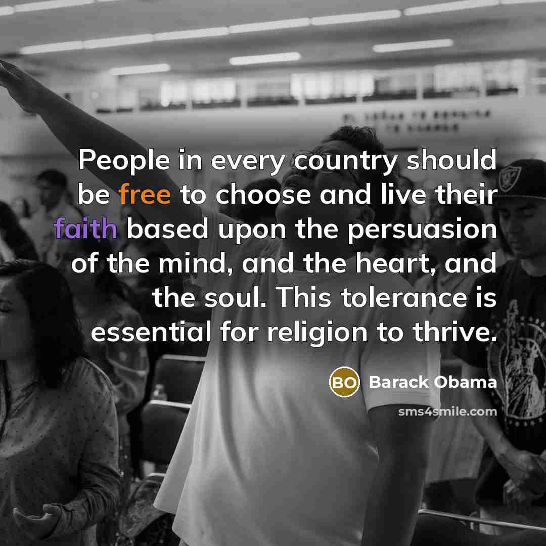 “People in every country should be free to choose and…” quote by Barack Obama
